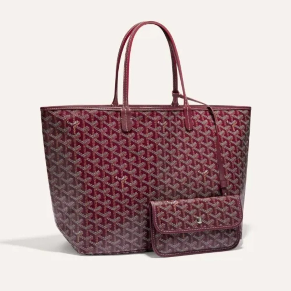 Goyard St. Louis PM Burgundy authentic
